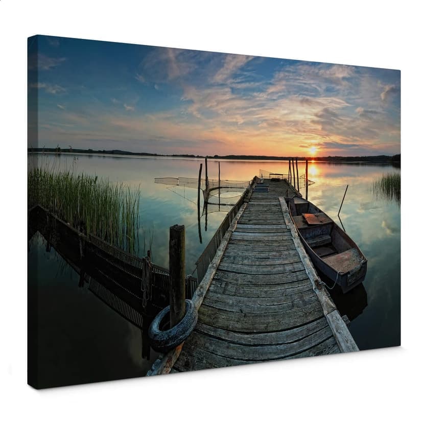 Tramonto sul lago