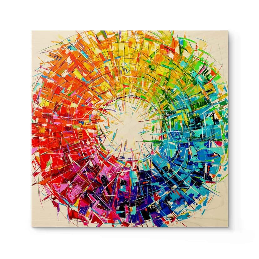 Stampa su legno Fedrau - Colors