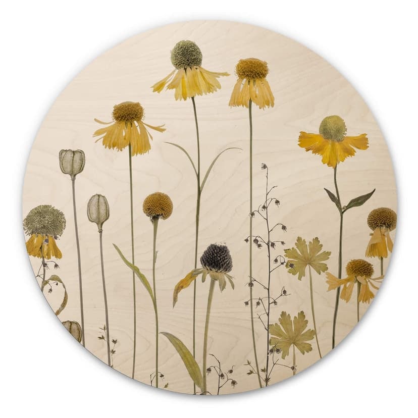Stampa su legno Disher - Summer Flower