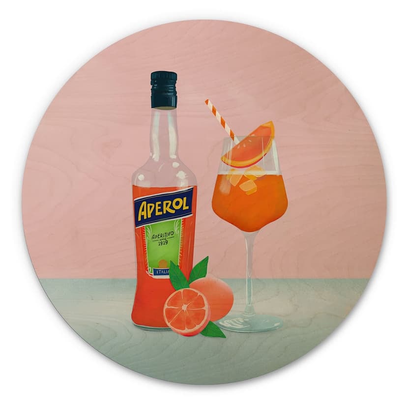 Stampa su legno Aperol - Lizde