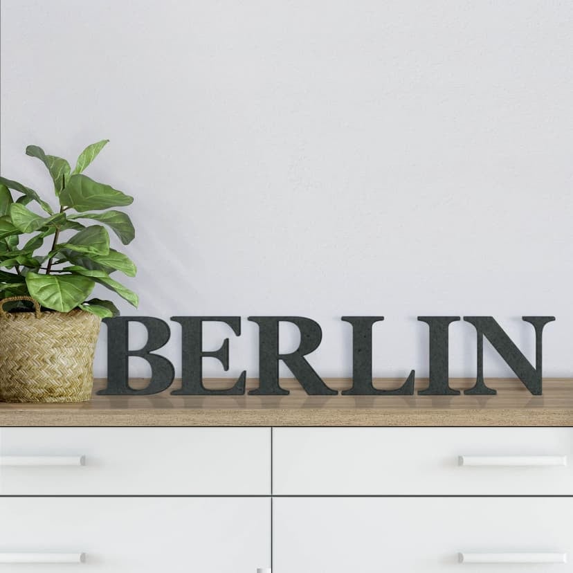 Lettere in legno MDF - Berlin