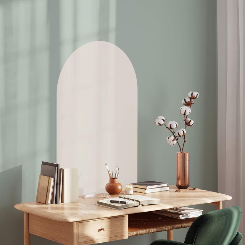 Adesivo murale Arco tondo largo - Beige