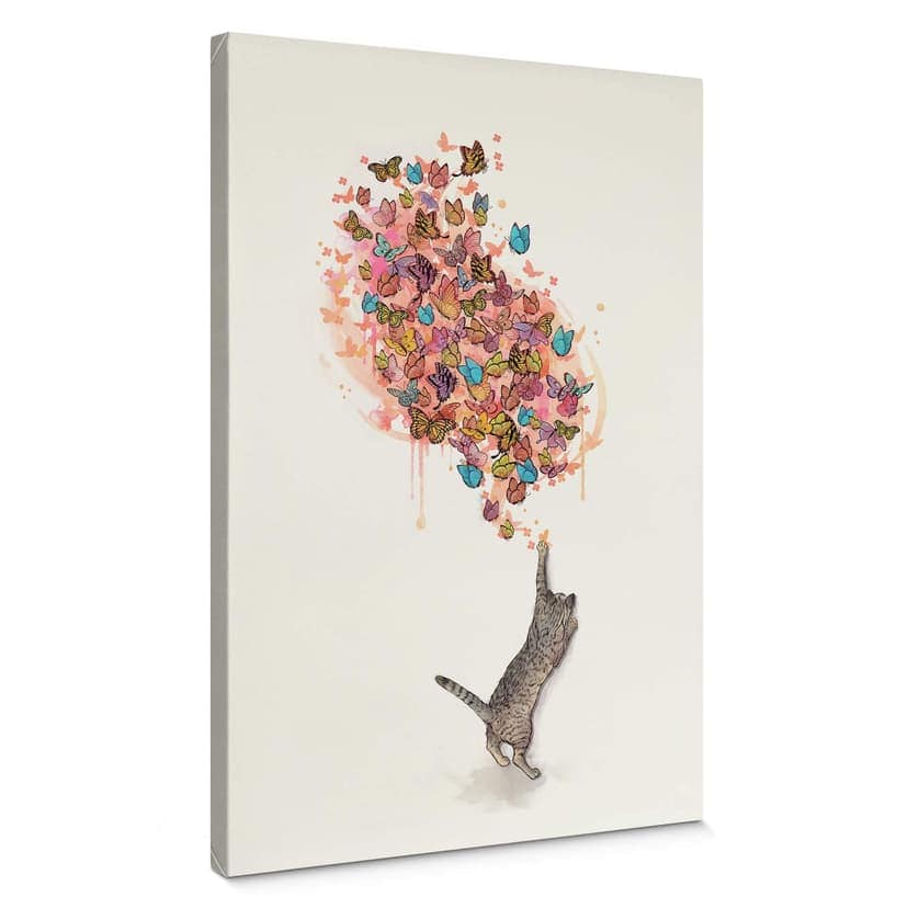 Stampa su tela Graves - Catching Butterflies