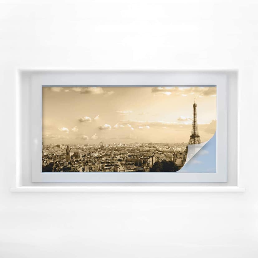 Pellicola adesiva per vetri - panorama di Parigi