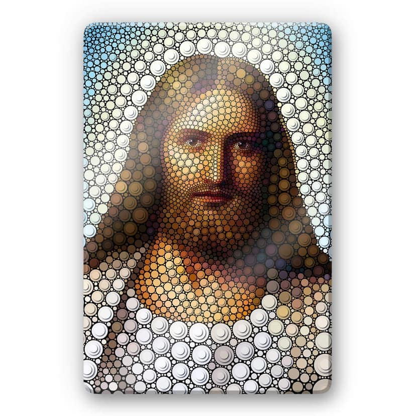 Glasbild Ben Heine - Circlism: Jesus Christus