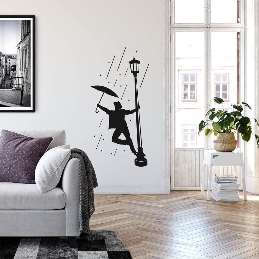 Adesivo murale - I'm singin' in the Rain 2 (con pioggia)