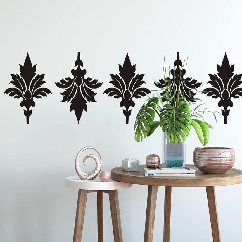 Adesivo murale - Motivo decorativo in stile retro 2