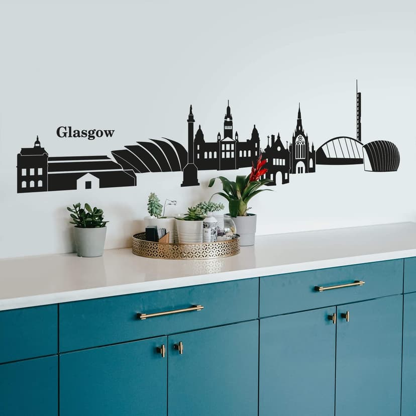 Adesivo murale - Profilo di Glasgow