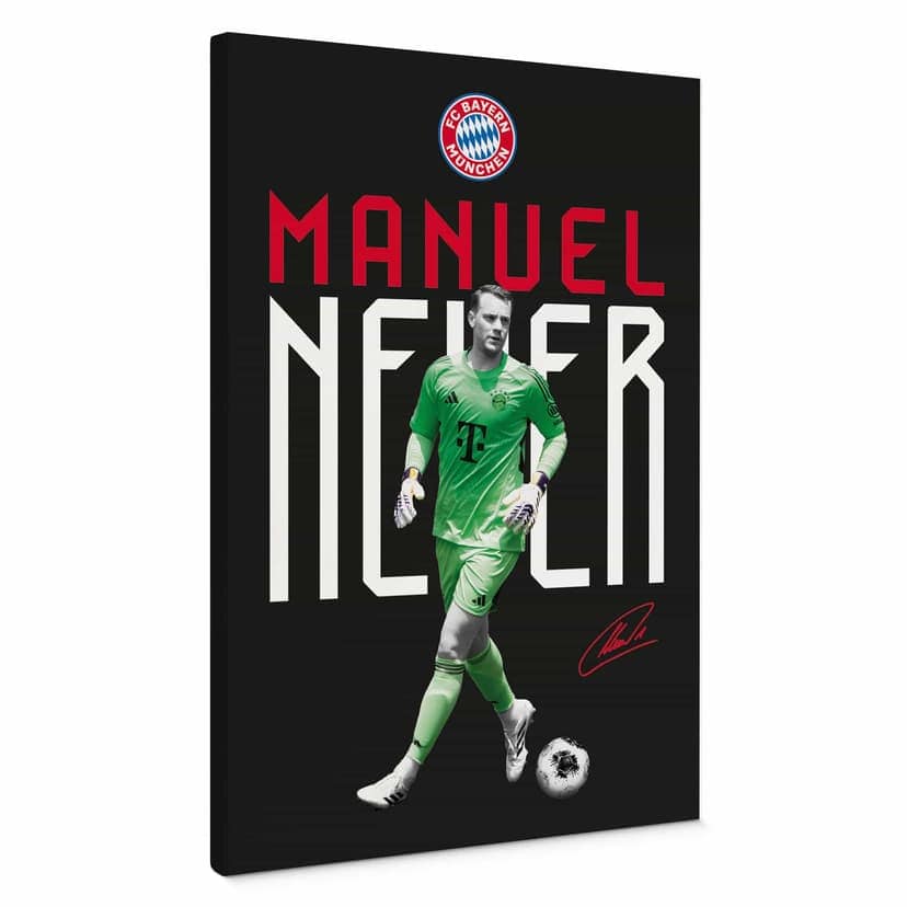 Stampe su tela del giocatore del FC Bayern Manuel Neuer 2025/26