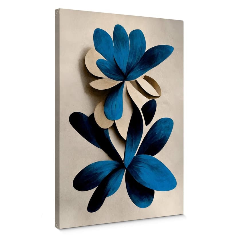 Stampa su tela Treechild - Blue Lotus