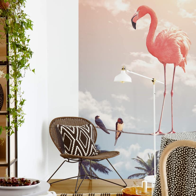 Fotomurale Loose - Flamingo and Friends