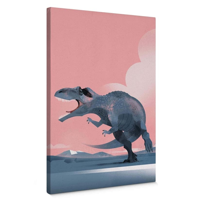 Stampa su tela Braun - Giganotosauraus Dinosaur