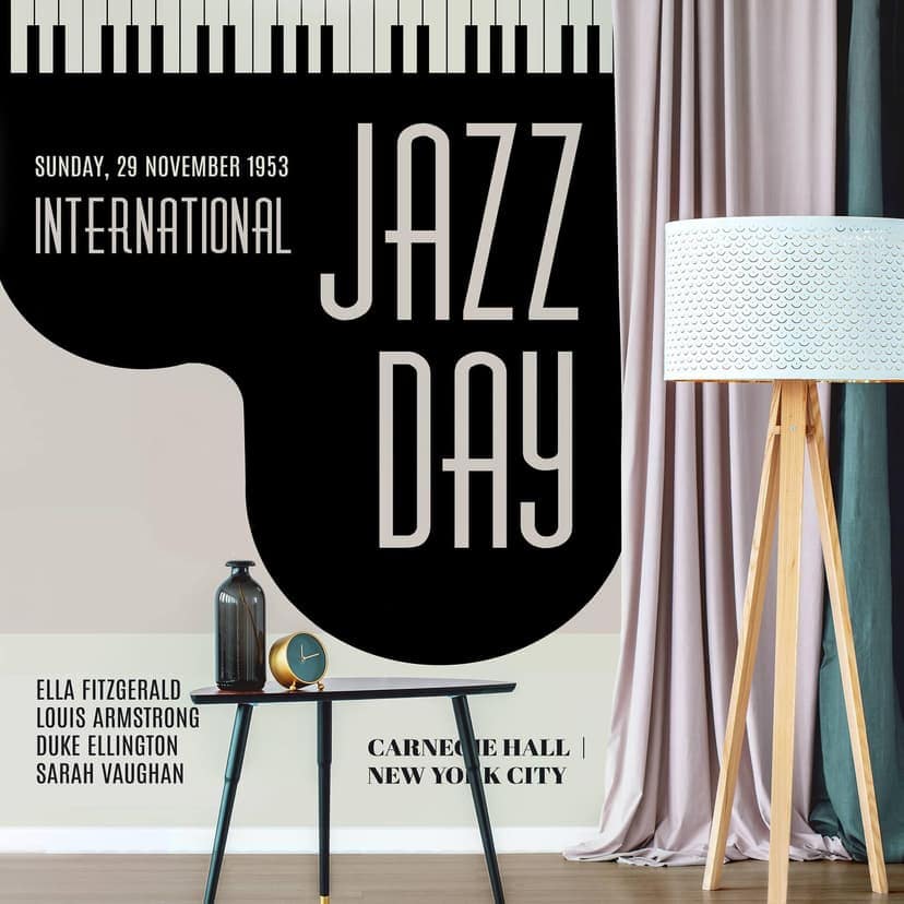 Fotomurale Kubistika - Jazz Day