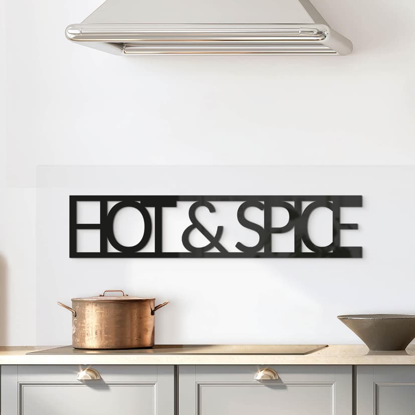 Scritta in acrilico - Hot & Spice