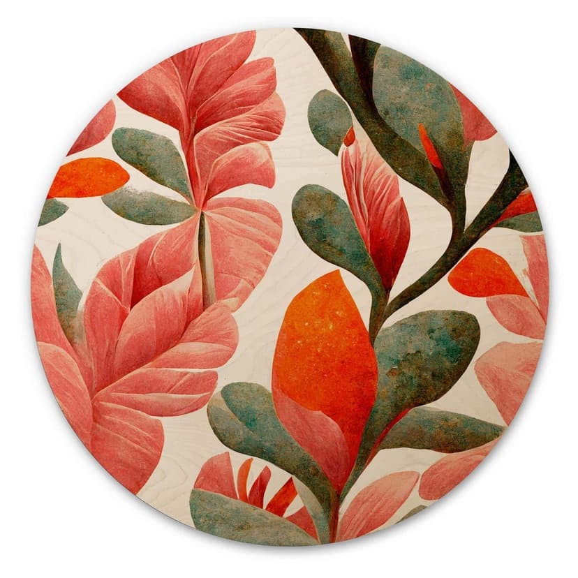 Stampa su legno Treechild - Indian Rose