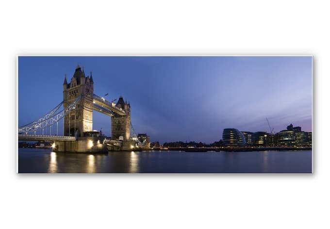 Stampa su Forex - Il ponte Tower Bridge e il Tamigi - panoramica