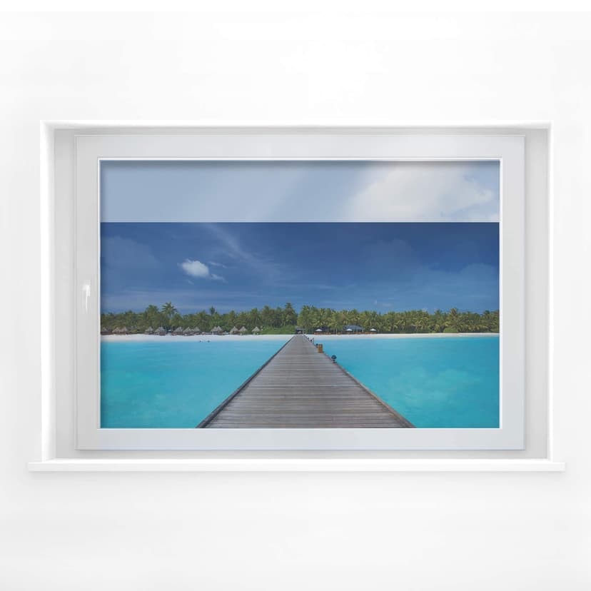 Adesivo per finestra -  Caraibi