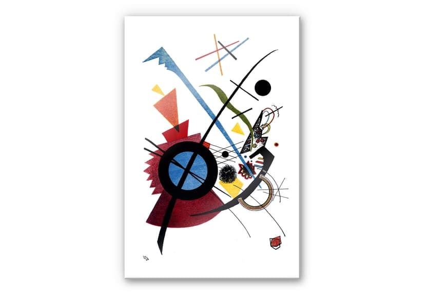 Stampa su vetro acrilico Kandinsky - Viola