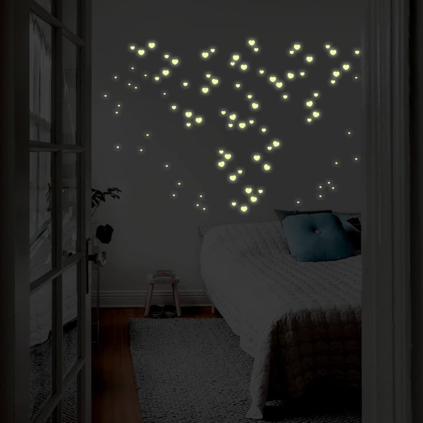 Adesivi murali luminosi - Cuore