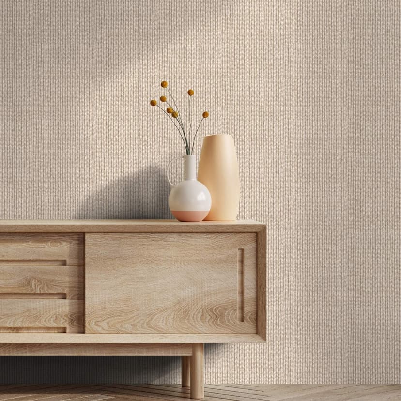 Carta da parati grafica, carta da parati in tessuto non tessuto Flora beige