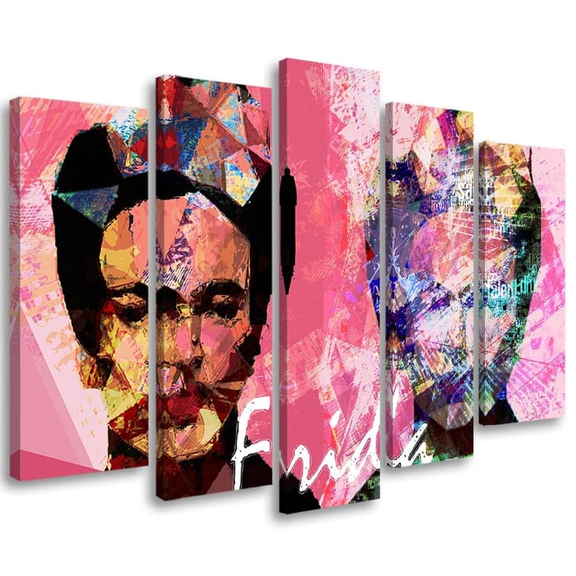 Stampa su tela 5 parti, Frida Kahlo