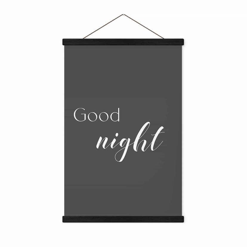 Poster tessile Good night