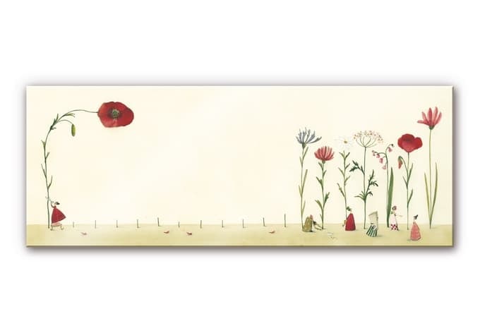 Stampa su vetro acrilico Leffler - Semi di fiori - Panorama