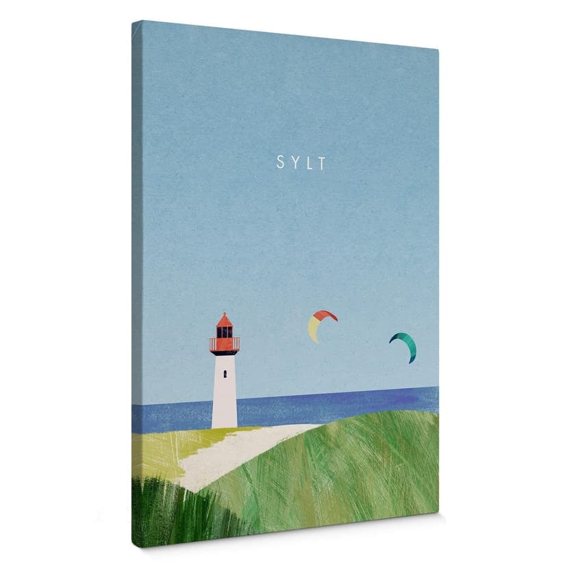 Stampa su tela Rivers - Sylt