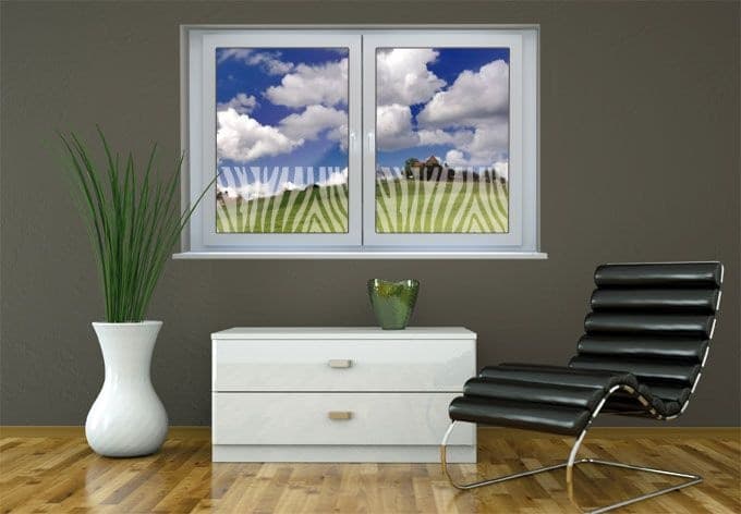 Decoro per finestra - Zebra 