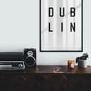Poster tipografia - Dublino