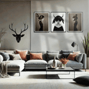 Adesivo murale Ireland - The Black Deer