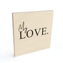 Stampa su legno - My Love