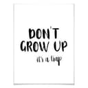 Poster - Don't grow up