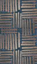 Fotomurale Grafica a strisce blu e beige con texture 2,7 x 1,59 m