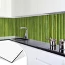 Rivestimento per cucina in Alu-Dibond – Bambù 