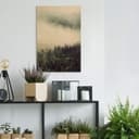 Stampa su legno - Nebbia nella foresta 02
