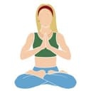 Adesivo murale - Yoga Lotus