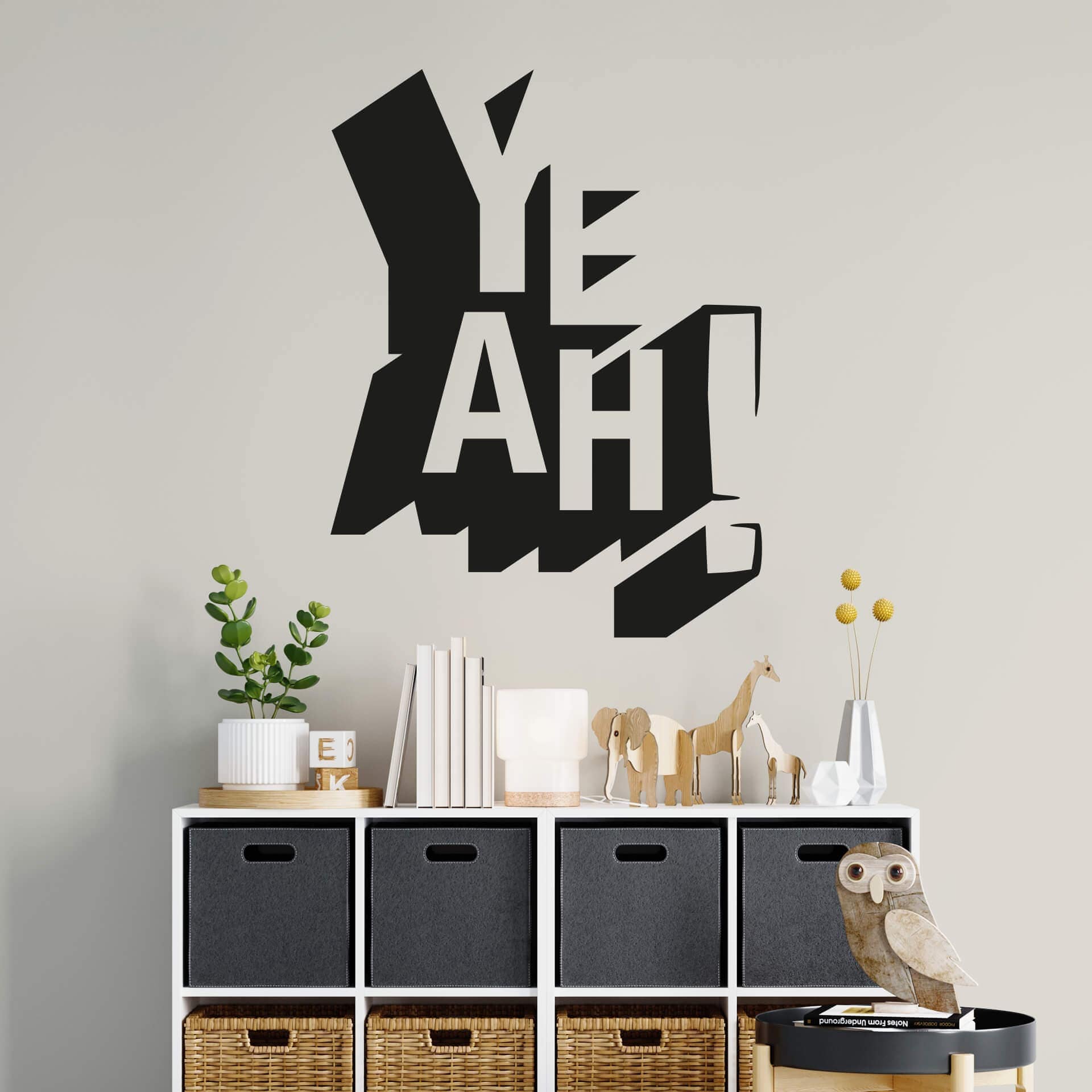 Adesivo murale - yeah