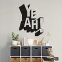 Adesivo murale - yeah