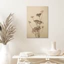 Stampa su legno - Fiori di campo