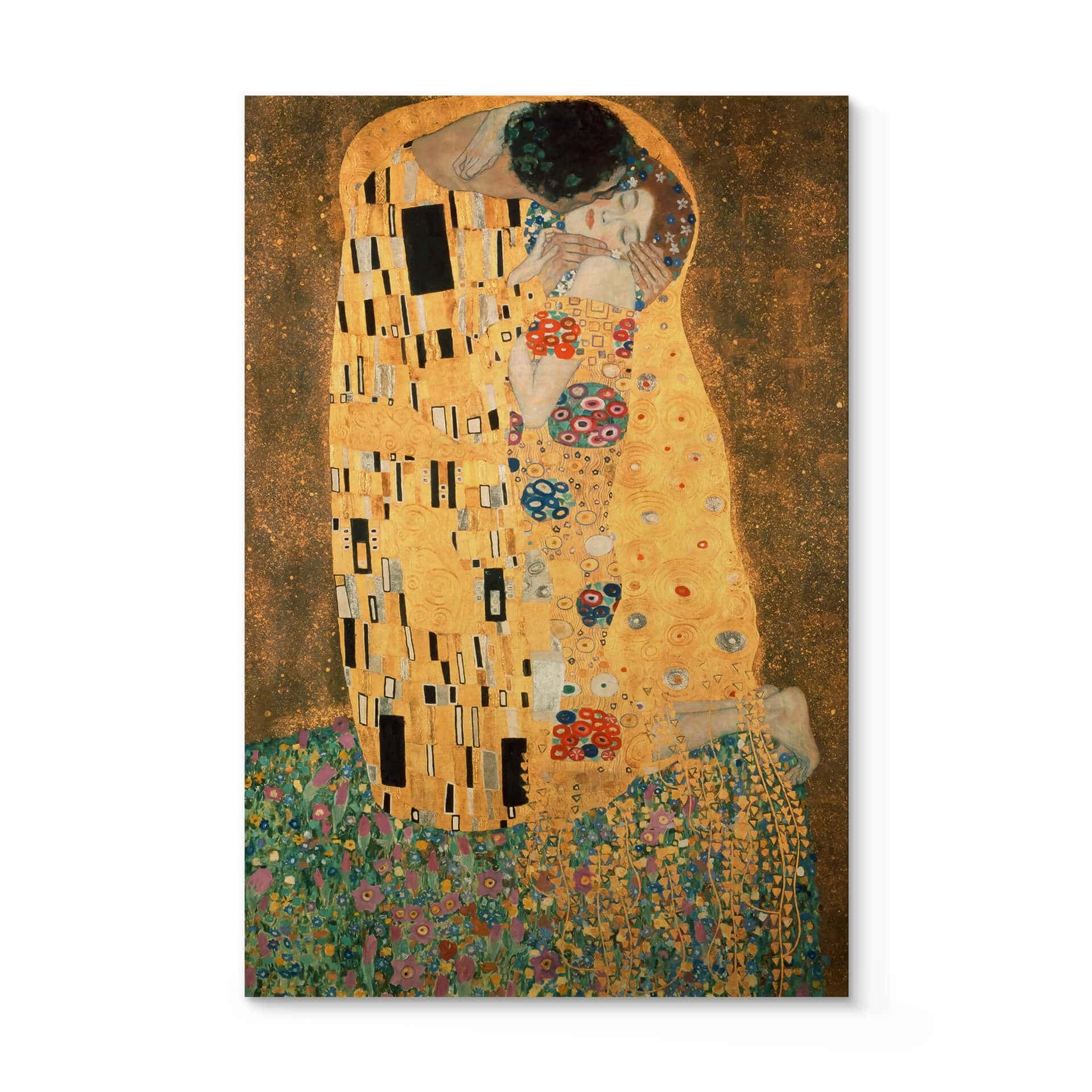 Stampa su legno Klimt - Il bacio