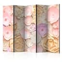 Divisorio per sala - Bouquet di fiori, 3 pezzi