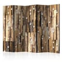 Schermo divisorio - Costellazione in legno, 5 pezzi - 225x172 cm