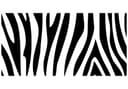 Decoro per finestra - Zebra 