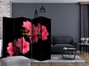 Schermo divisorio - Azalea nera, 3 pezzi
