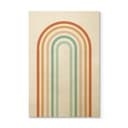 Stampa su legno Boho Rainbow