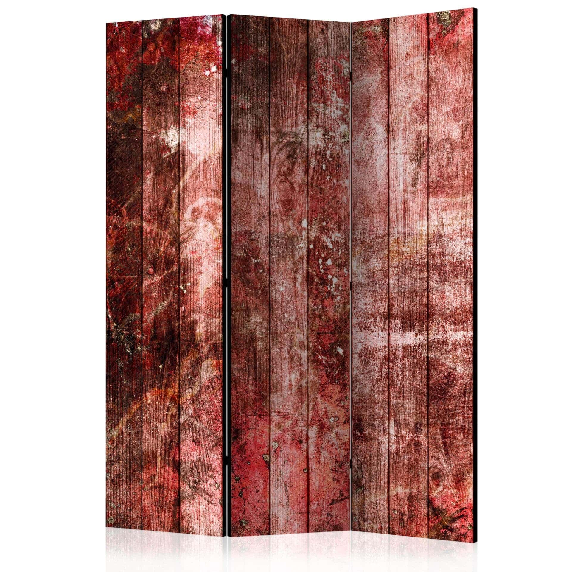 Divisorio per sala - Legno viola, 3 pezzi