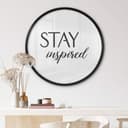 Poster Stay inspired