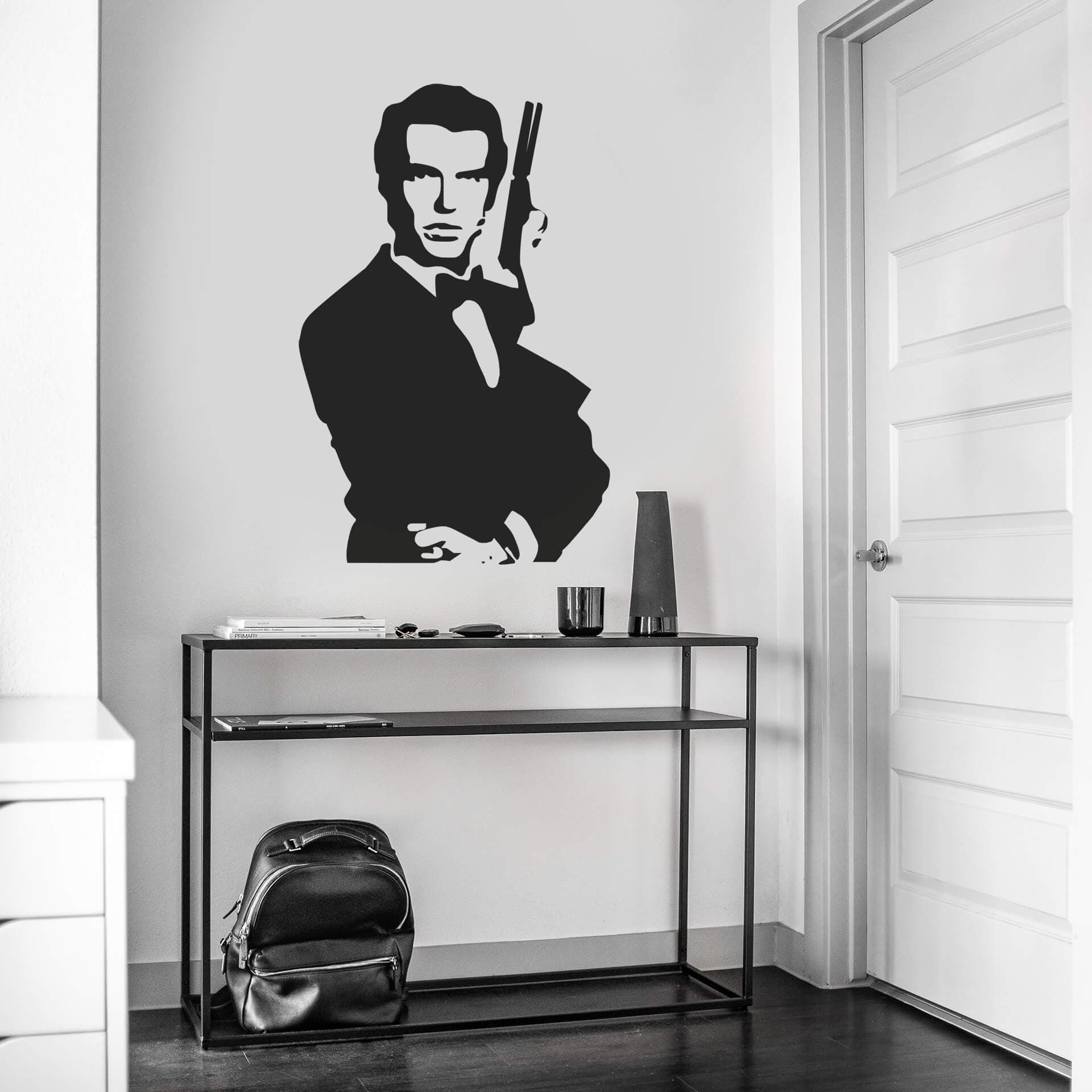Adesivo murale - Agente segreto