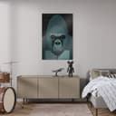 Stampa su vetro Gorilla - Braun